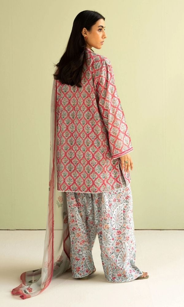 Lawn 3pc unstitched luxury digital printed suit