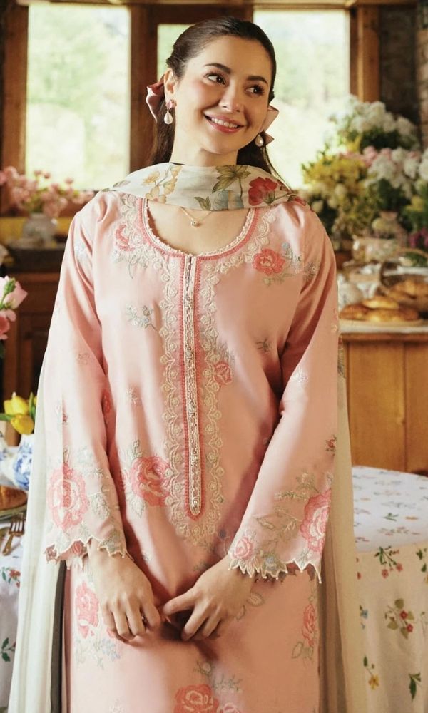 Lawn 3pc usntitched summer embroiered collection