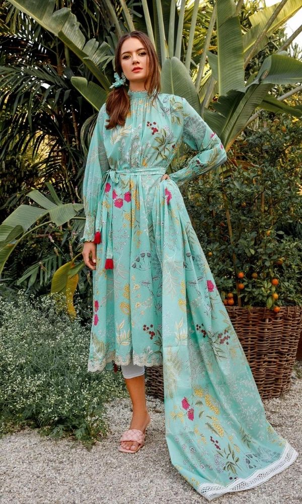 Maria b Lawn 2pc digital printed suit - Summer 2024