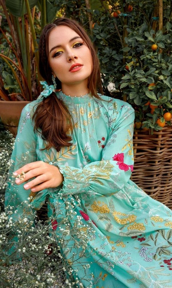 Maria b Lawn 2pc digital printed suit - Summer 2024