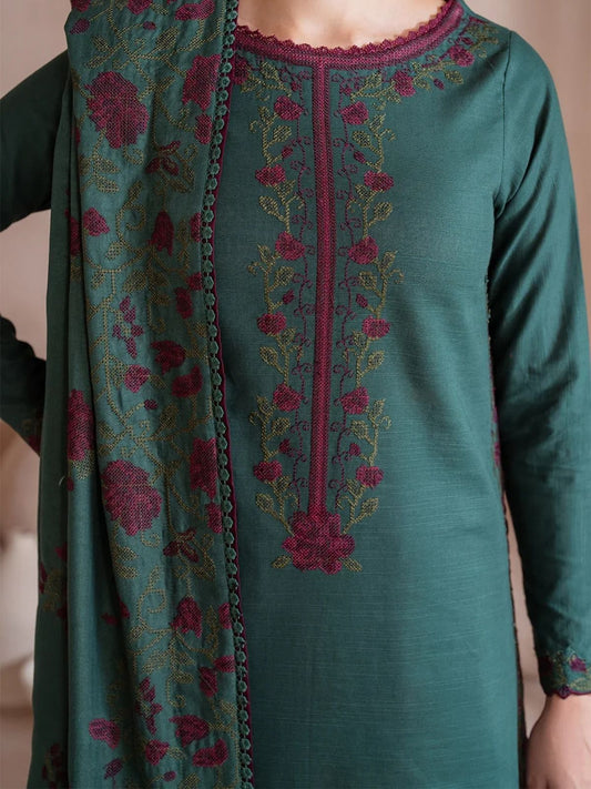 Dhanak 3pc unstitched winter collection beautiful design