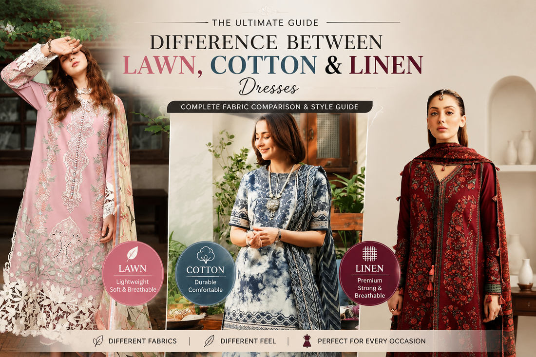 7 Fabric Comparisons: Difference Between Lawn, Cotton and Linen Dresses