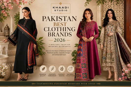 Latest Pakistani women's clothing collection by Khaadi Studio