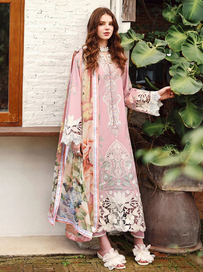 Lawn 3pc unstitched summer embroierey collection