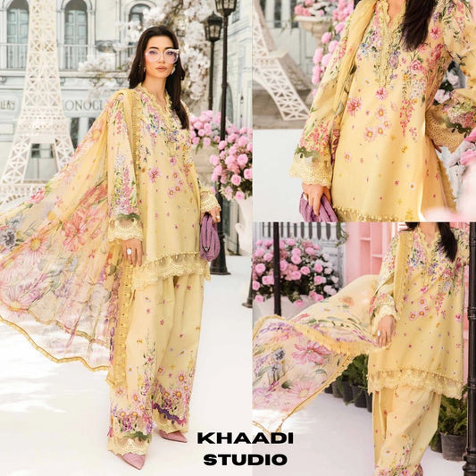 Lawn 3pc unstitched digital printed suit