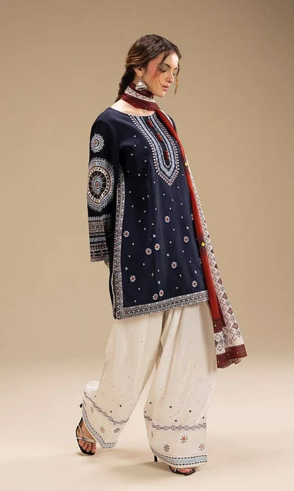 Lawn 3 pc unstitche summer embroidered collection