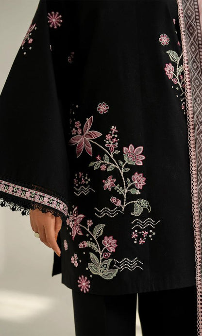Lawn 3pc unstitched embroidered suit