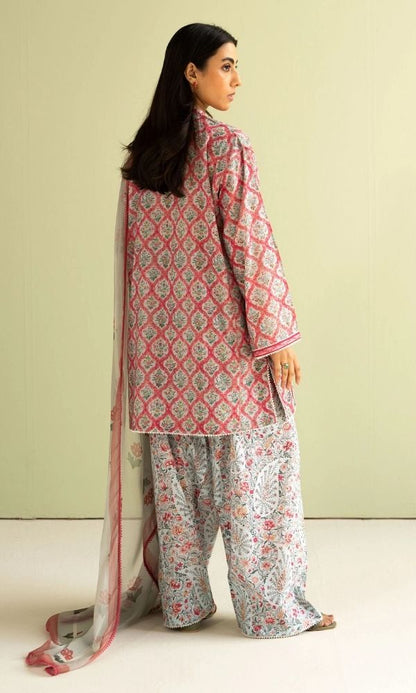 Lawn 3pc unstitched luxury digital printed suit