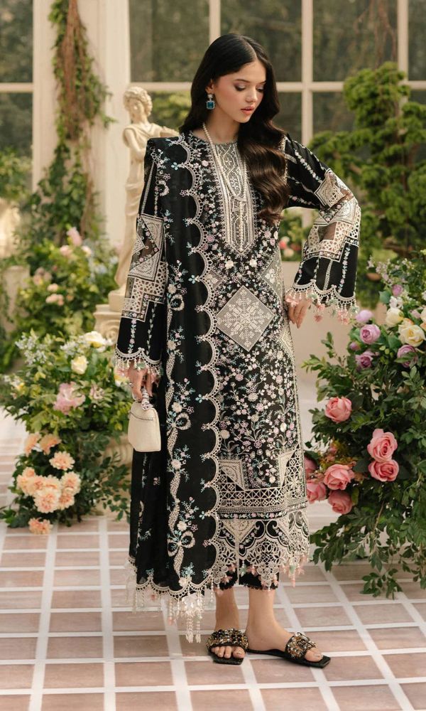 Lawn 3pc unstitched embroidered collection
