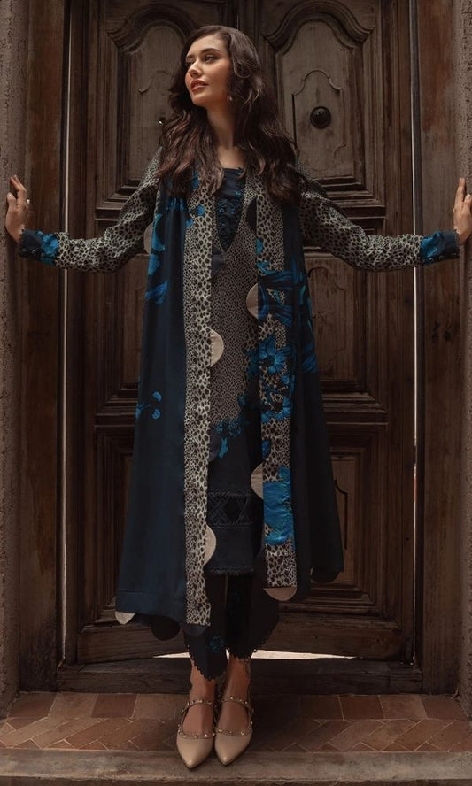 Khaddar 3pc unstitched digital printed suit