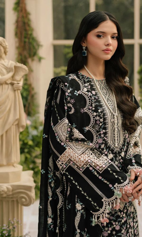 Lawn 3pc unstitched embroidered collection