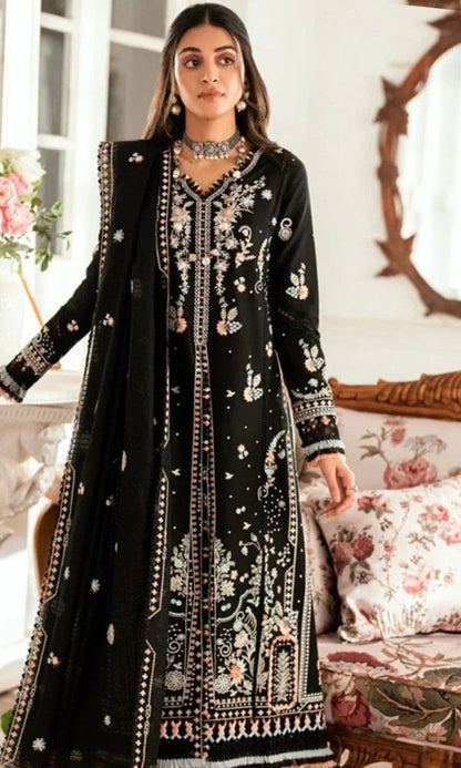 Lawn 3pc usntitched embroiered suit