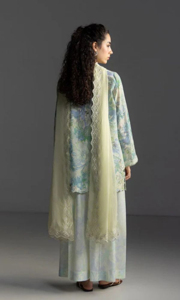 Lawn 3pc unstitched digital printed suit