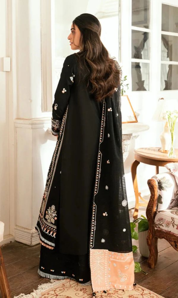 Lawn 3pc usntitched embroiered suit
