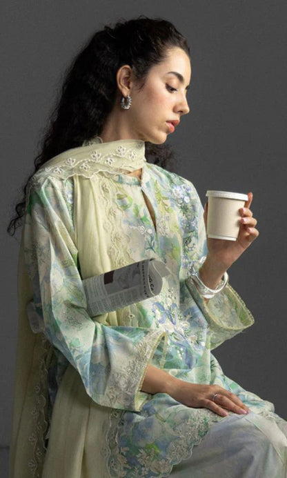 Lawn 3pc unstitched digital printed suit