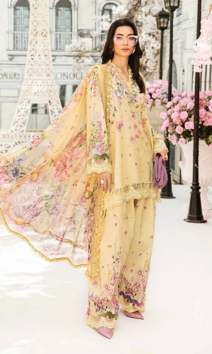 Lawn 3pc unstitched digital printed suit