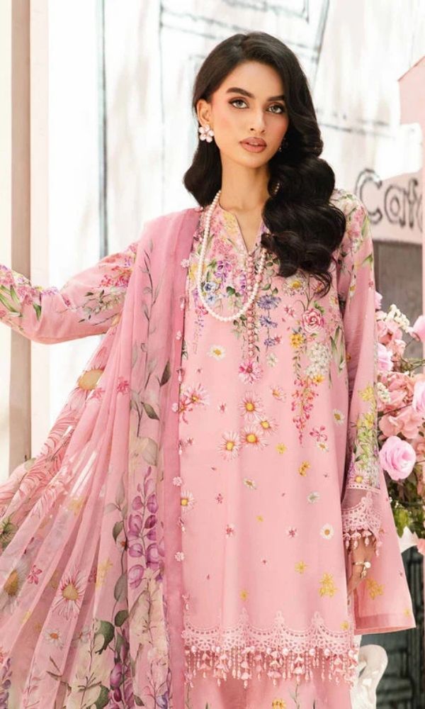 Lawn 3pc unstitched digital printed suit