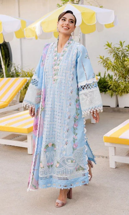 Lawn 3pc unstitched summer collection suit