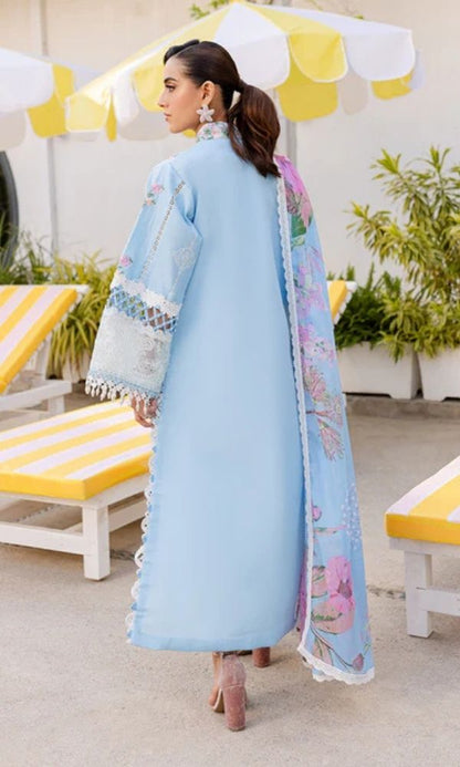 Lawn 3pc unstitched summer collection suit