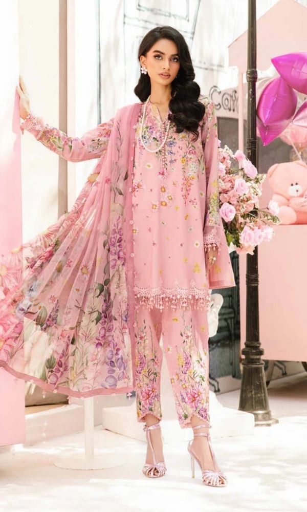 Lawn 3pc unstitched digital printed suit