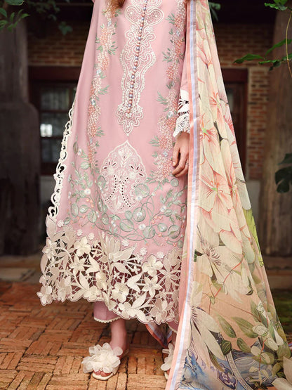 Lawn 3pc unstitched summer embroierey collection
