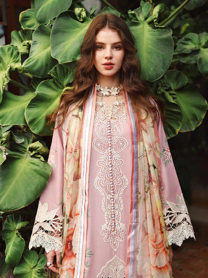 Lawn 3pc unstitched summer embroierey collection