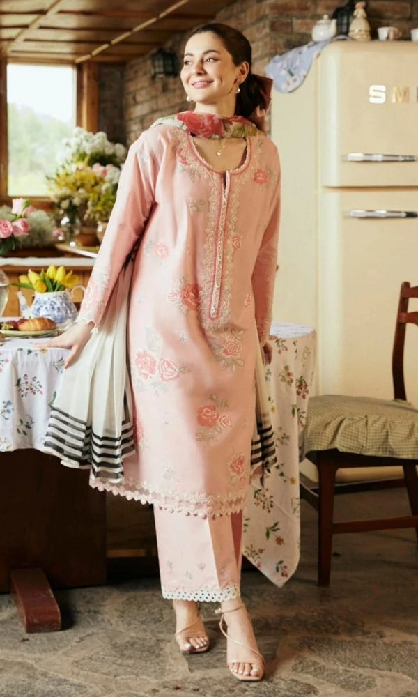 khaadi studio Lawn 3pc usntitched summer embroiered collection new collection