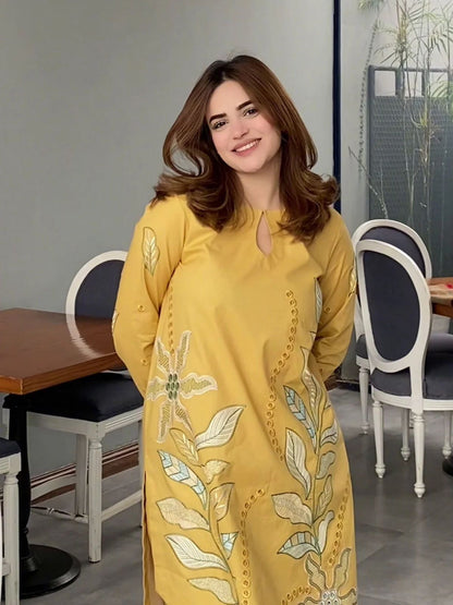 Lawn 2pc unstitched embroidered summer collection suit
