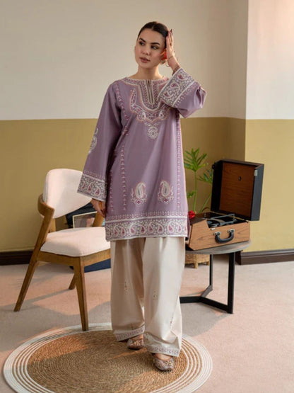 Lawn 2pc unstitched embroired summer collection suit