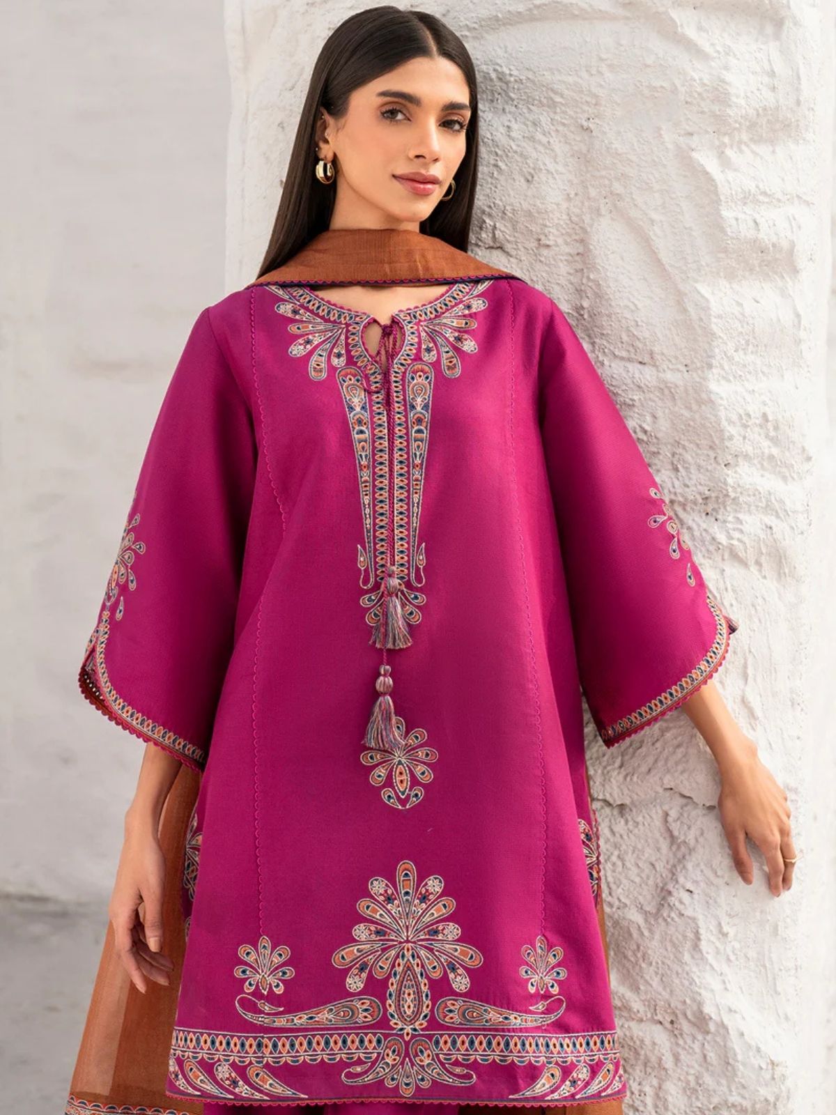 Lawn 3pc unstitched summer collection suit