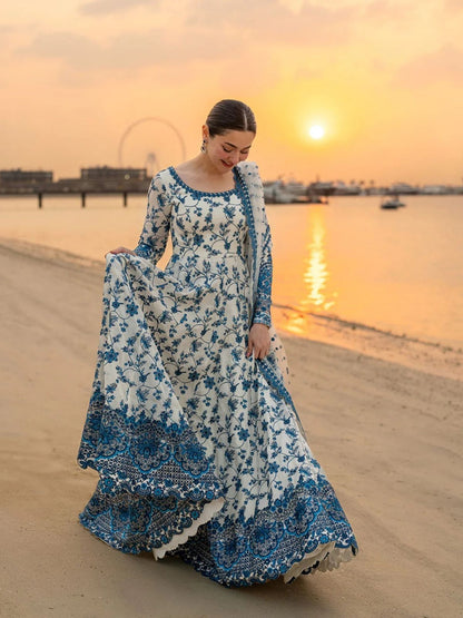 Lawn 3pc unstitched frok summer collection