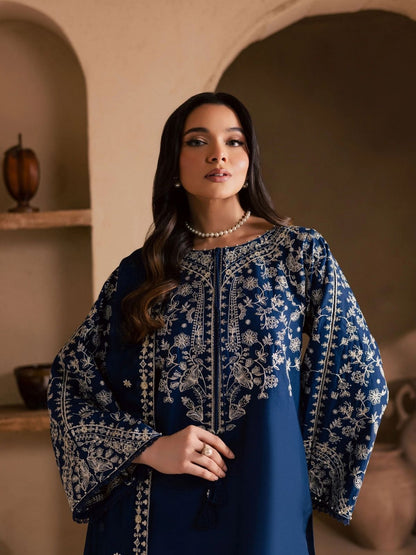 Lawn 3pc usntuiched summer collection embroidered suit