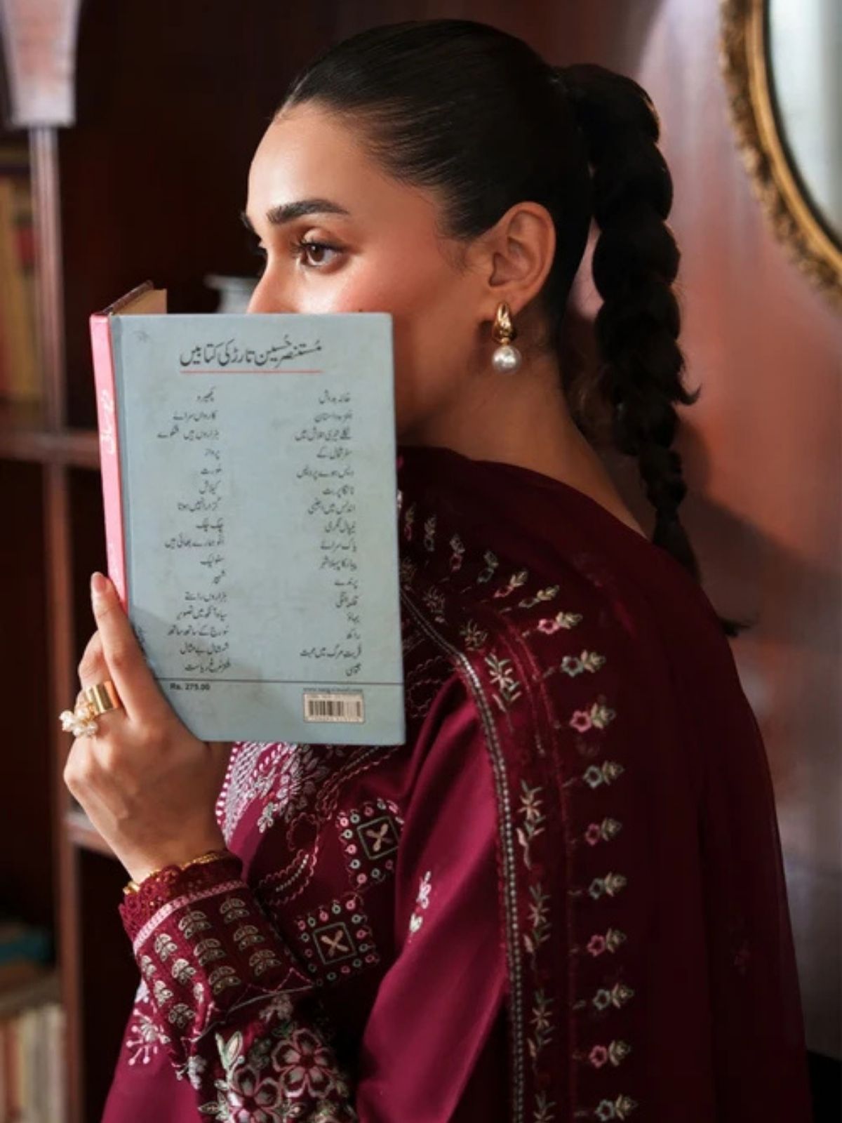 Dhanak 3pc unstitched embroiered winter collection suit