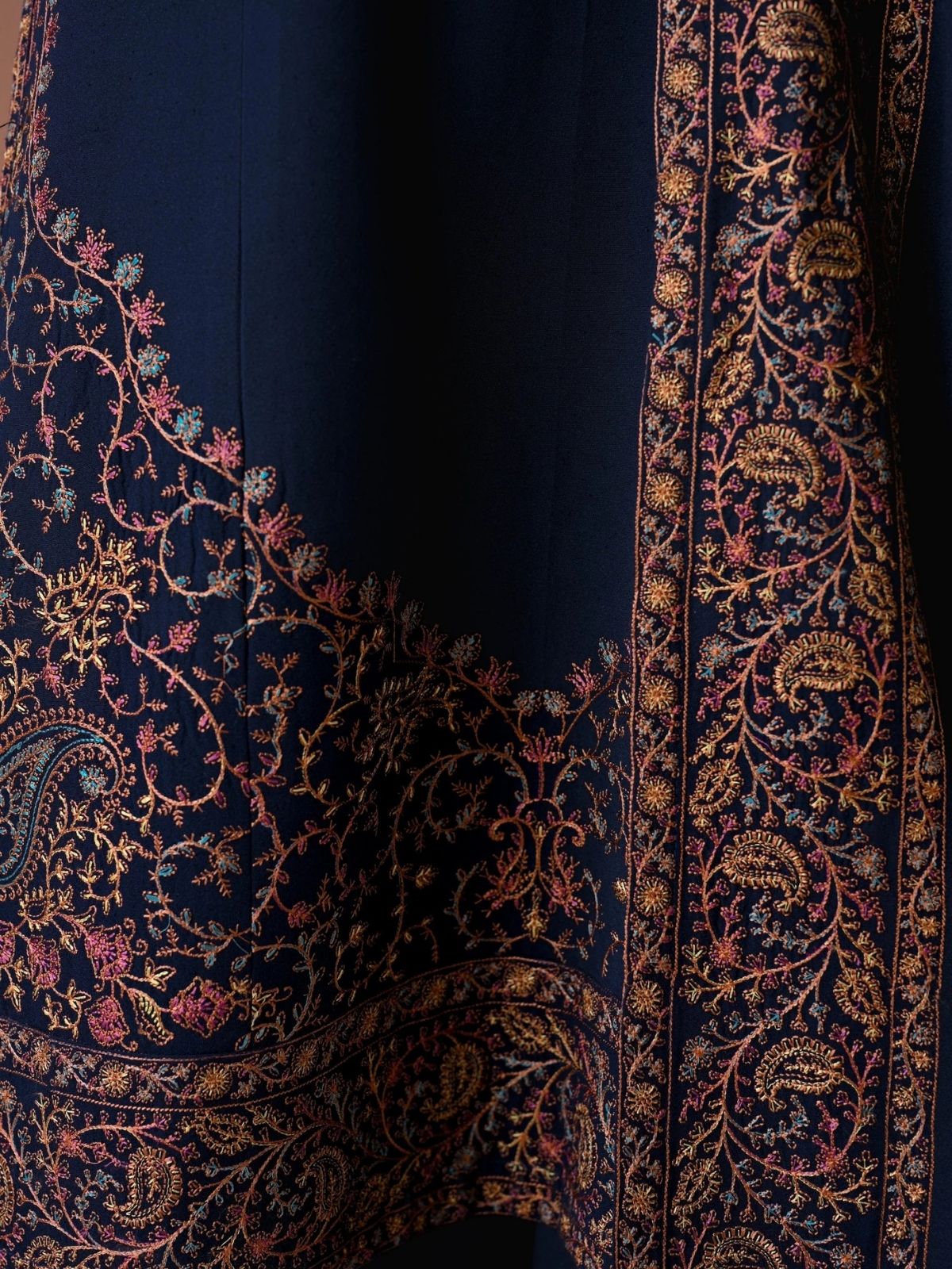 Dhanak 3pc unstitched embroidered winter collection suit